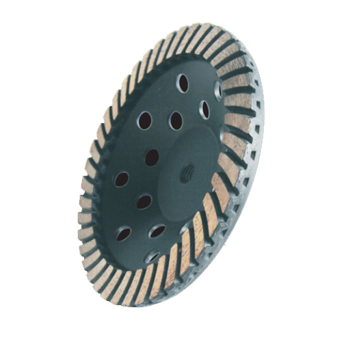 WELDED DIAMOND GRINDING WHEEL-DOUBLE TURBO